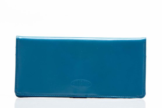Big Skinny Women's Executive Leather Bi-Fold Checkbook Slim Wallet, Holds Up to 40 Cards