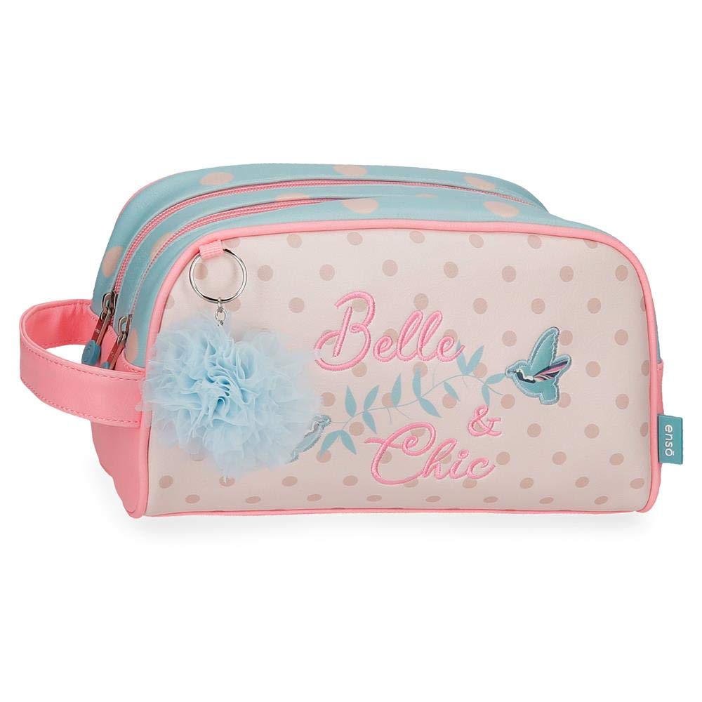 Enso Belle and Chic Adaptable Two compartments Vanity Case Multicoloured 26x16x11 cms PVC, 26 cm