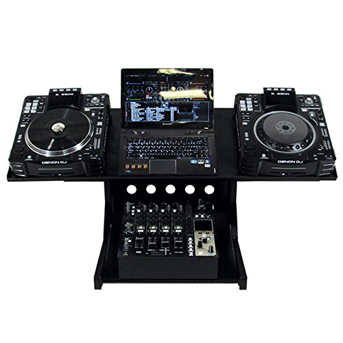 Novopro WS1 CDJ Workstation, black, 1210MM X 495MM X 70MM