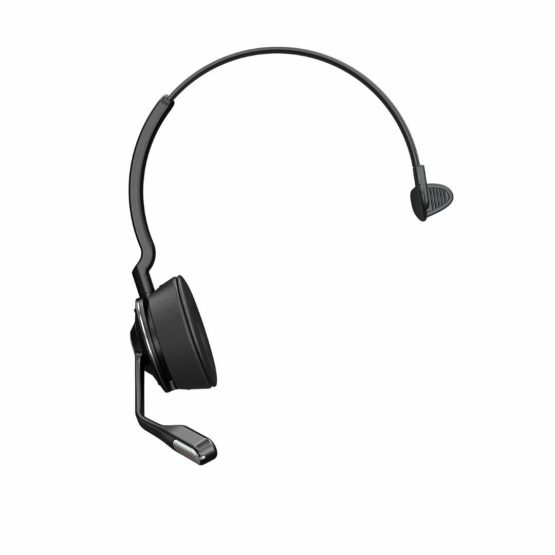 Jabra Engage 65 On-Ear DECT Mono Headset - Skype For Business Certified Wireless Headphones with Advanced Noise Cancellation for Deskphones and Softphones – Black – UK Version