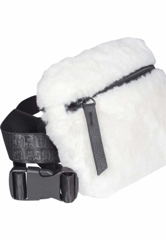 Urban Classics Teddy Mini Beltbag Messenger Bag, 15 cm, White (Offwhite) - Image 3