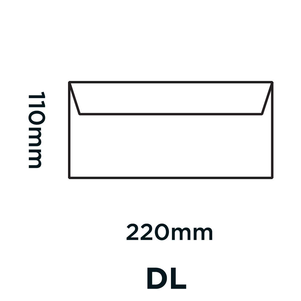 Blake Environmental, Biodegradable & Recycled Envelopes DL (110 x 220mm), Pack of 500, Premium 110GSM, FSC Certified - Image 2
