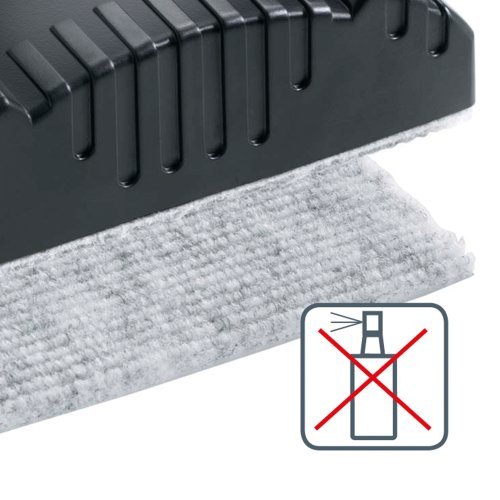 Nobo 34533421 Magnetic Whiteboard Eraser - Black - Image 3