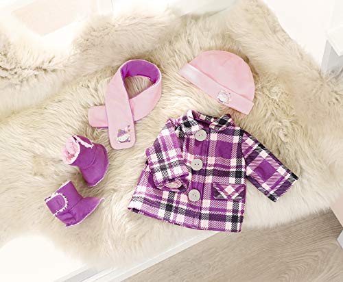 Baby Annabell Deluxe Coat Set 43cm, Multicolor, 43 cm - Image 2