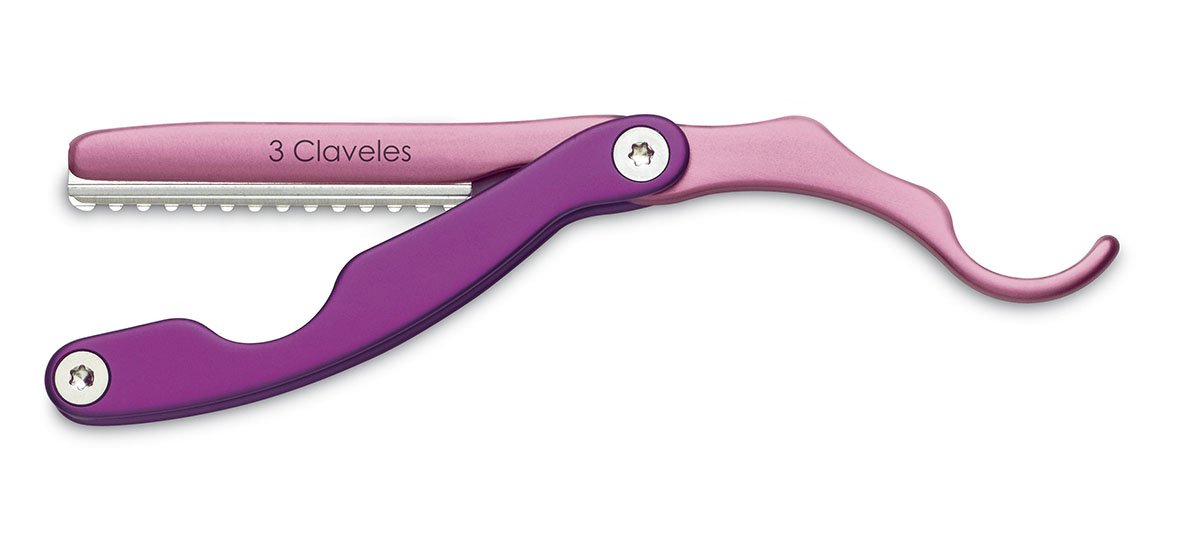 3 Claveles 12657 Knife Blade, Interchangeable, Ergonomic, Pink