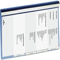 Durable Personnel File A4 Blue | Pack of 1 Piece | Five Separate Compartments with Multple Storage Options