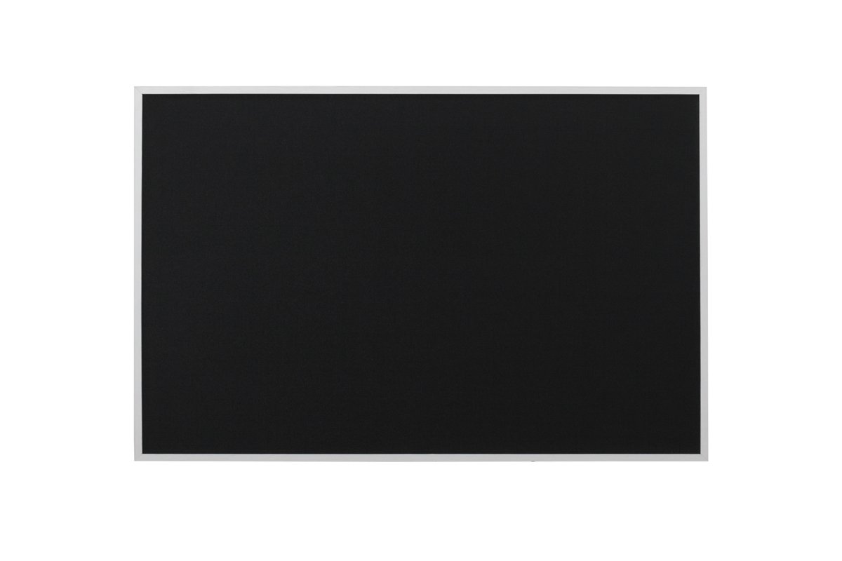 Bi-Office Chalkboard, Black Non Magnetic Surface, White Lined MDF Frame, 58.5 x 38.5 cm, white frame, W59 x H39 cm - Image 2