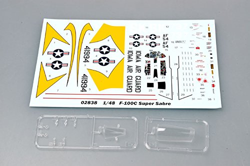 Trumpeter 1:48 - North American F-100C Super Sabre, Various, Piccolo (9.9 x 13.6 x 4 cm) - Image 3