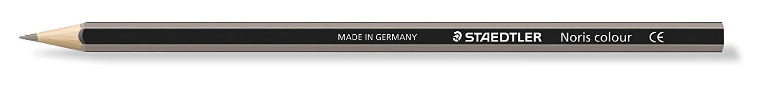 Staedtler Noris Colour Pencils Standard 12 Farbstifte Light Grey, 1 count (Pack of 12)