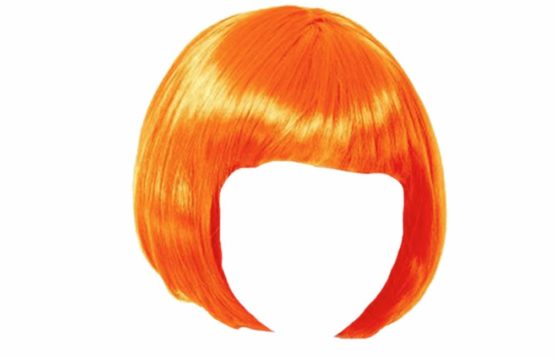 Matissa Women's Ladies Short BOB Wig Fancy Dress Cosplay Role play Wigs POP Party Costume (Orange)