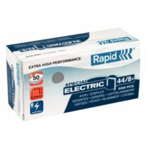 Rapid 24868900 44/8+ Strong Staples, Hard Galvanised Wire, 8.5 mm Leg Length, 50 Sheets, Pack of 5000