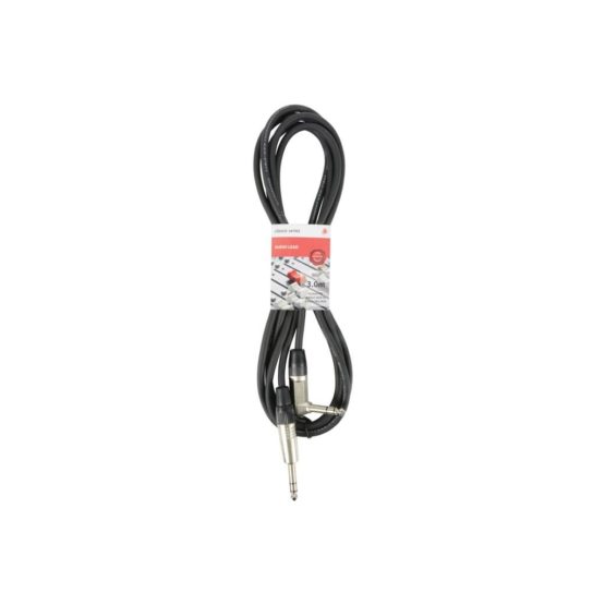 chord S6J-90J300 3 m 6.3 mm TRS Angle to Straight Jack - Image 2