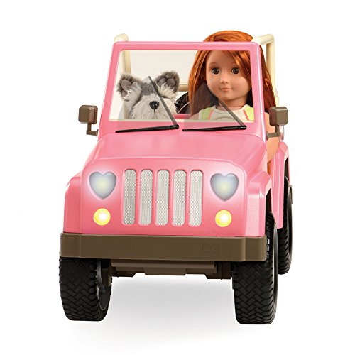 Our Generation, OG Off Roader 4x4-18-Inch Doll Accessories, Vehicle Playset, Jeep With Bluetooth Speaker, Pretend Play - Image 4