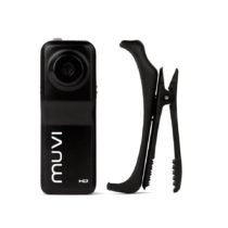 Veho Muvi HD10X Micro Camcorder | HD | Handsfree | Body Worn | Action Camera | 8GB microSD Card | 1080p30 - Black (VCC-003-MUVI-1080)