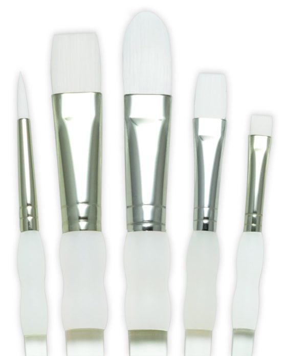Royal and Langnickel 5 Piece White Taklon Set