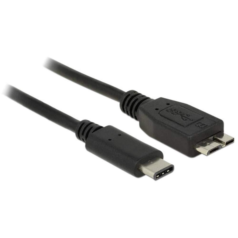 DeLock Cable USB 3.1 Gen 2 USB Type-C Male to USB Micro-B Male, 0.5 m, Black, 50cm