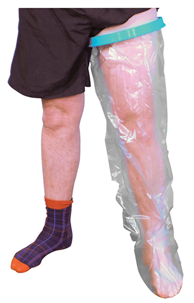 Aidapt Adult Reusable Waterproof Protector for Long Legs to Keep Casts Bandages and Dressings on Legs, Feet
