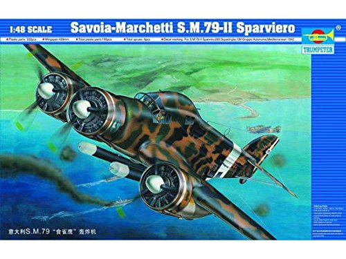 Trumpeter 1:48 - Savoia Marchetti S.M.79-II, Various - Image 2