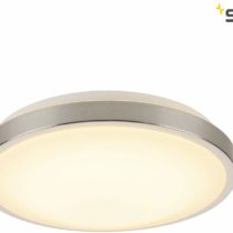 SLV Surface-Mounted Ceiling Light MARONA / LED spot, floodlight, Ceiling spot, Ceiling Light, Surface-Mounted Light, Internal Lighting / 3000K 15W 1200lm Grey dimmable 120 Degrees