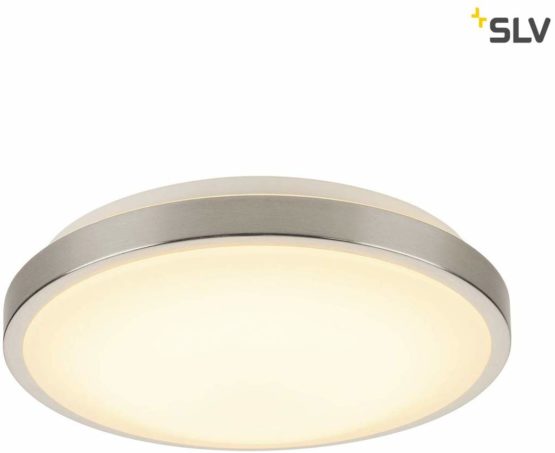 SLV Surface-Mounted Ceiling Light MARONA / LED spot, floodlight, Ceiling spot, Ceiling Light, Surface-Mounted Light, Internal Lighting / 3000K 15W 1200lm Grey dimmable 120 Degrees