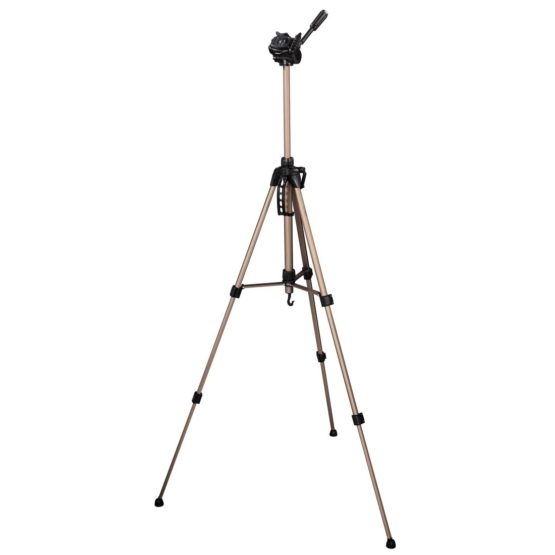 Hama 4163 | Star 63 Camera Tripod |  Up to 166cm | Aluminium | Incl. Carrying Bag , Champagne - Image 2