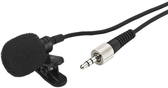Monacor ECM-821LT Electret Tie-Pin Microphone