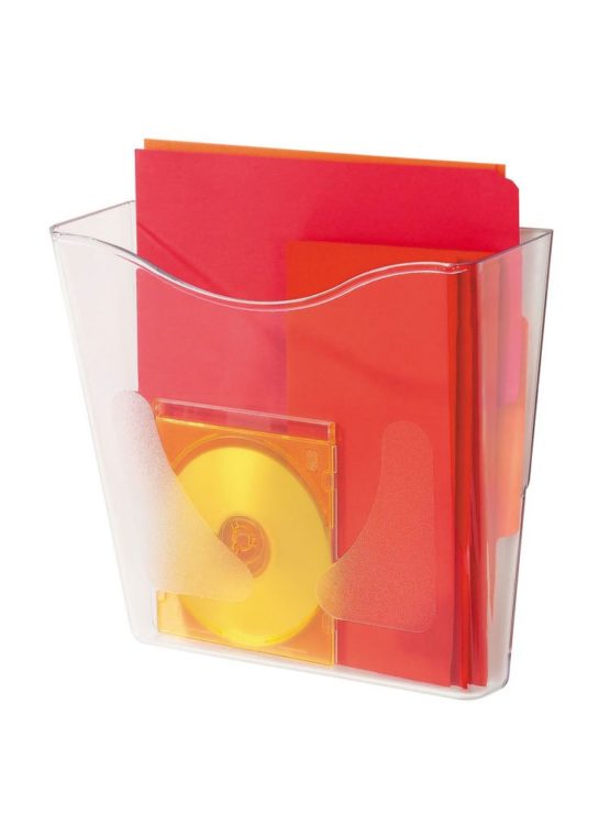 Deflecto CP078YTCRY A4 Portrait Literature File - Crystal