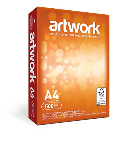 Artwork Value Multipurpose Copier Paper Ream-Wrapped 75gsm A4 White - 2500 Sheets