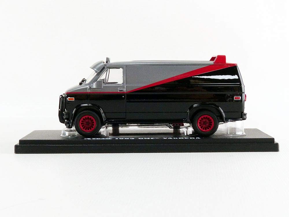 Greenlight Collectibles - 86515 - GMC VANDURA 1983 From A-TEAM Tv Movie 12cm Scale 1/43 - DieCast Model, Black - Image 2