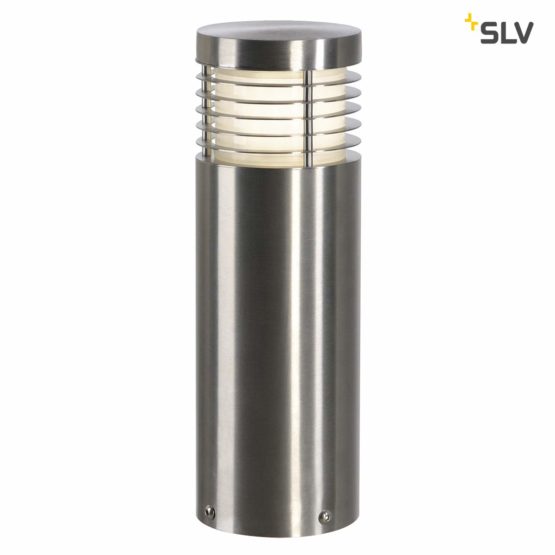 SLV Free-Standing lamp VAP Slim 30 / Outdoor Illumination for Paths, Walls, entrances, LED Outdoor Garden lamp / E27 IP44 20W Stainless Steel