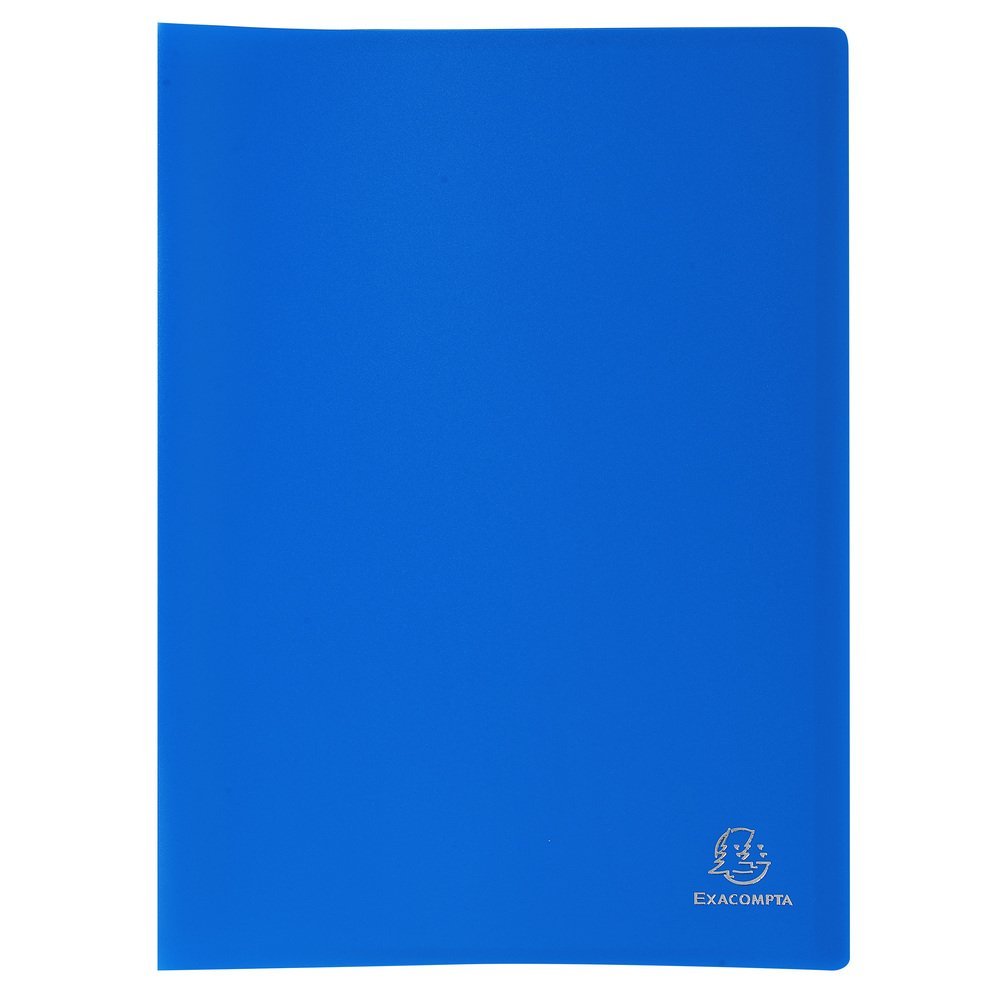 Exacompta, Ref 8557E, Soft PP Display Book, Suitable for A4 Documents, Made from Polypropylene, Lightweight, 50 Pockets
