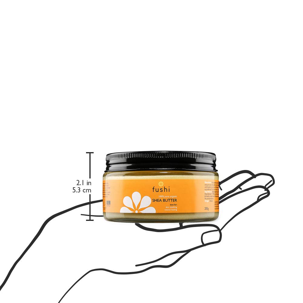 Fushi Organic Shea Butter 200g, 200 g (Pack of 1) - Image 4