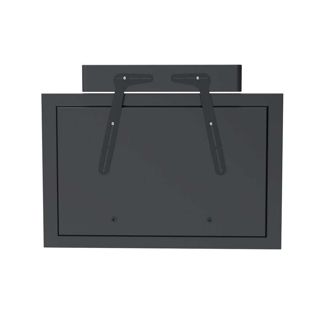 PureMounts PM-Sound-A Universal Soundbar Bracket for VESA 200x100-600x400, Max. 15 kg, Steel, Wall Mounting, Black - Image 2
