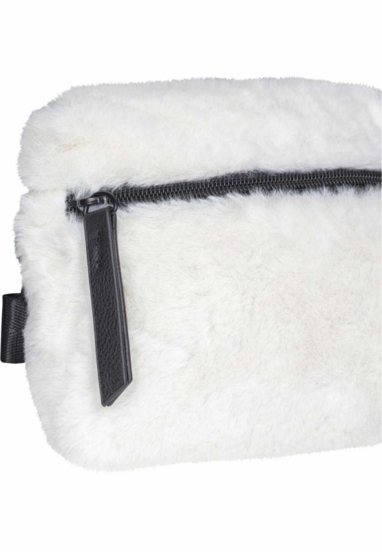 Urban Classics Teddy Mini Beltbag Messenger Bag, 15 cm, White (Offwhite) - Image 2