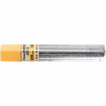 Pentel Super Hi-Polymer Refill Leads 0.9 mm, Grade HB (Pack of 12 Tubes)