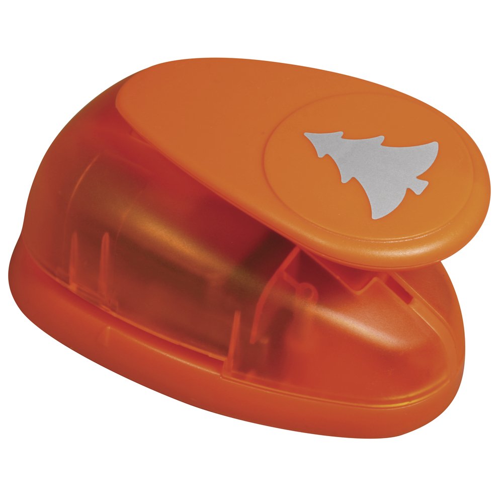 Rayher Paper Craft Punch with Fir Tree Design, Lever Punch for Card Making and Scrapbooking 5.08cm, 2", 69008000 - Image 2