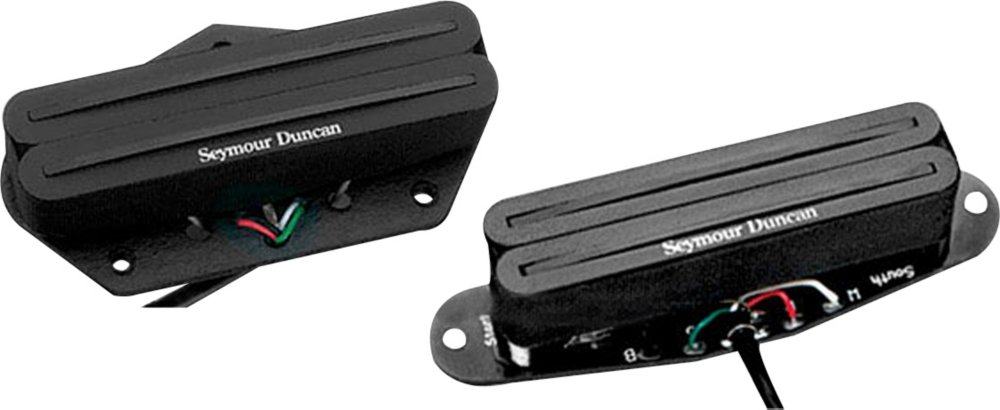 Seymour Duncan Hot Rails Set STHR Bridge for Tele Neck Position Black
