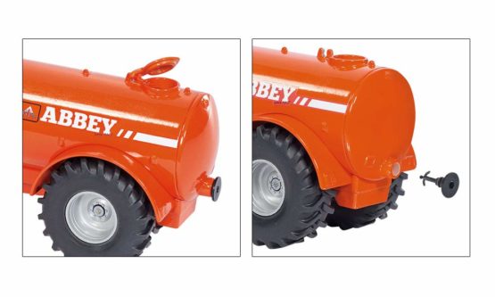 SIKU 1945 Farmer Tractor with Single Axle Vacuum Tanker, Blue/Orange - Image 3