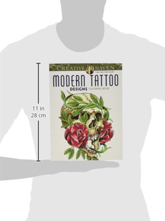 Dover Publications-Creative Haven Modern Tattoo Designs - Image 3