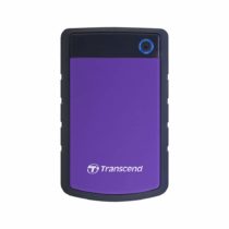 Transcend 1 TB Rugged Portable Hard Drive - Shock Resistant USB 3.1 Gen 1 StoreJet Purple - TS1TSJ25H3P