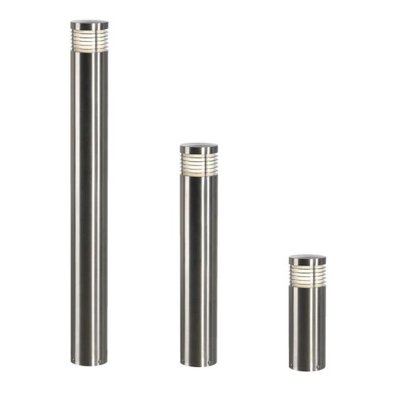 SLV Free-Standing lamp VAP Slim 30 / Outdoor Illumination for Paths, Walls, entrances, LED Outdoor Garden lamp / E27 IP44 20W Stainless Steel - Image 4