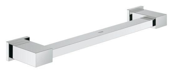 GROHE 40514001 Essentials Cube Grip Bar, 340 mm, StarLight Chrome Finish
