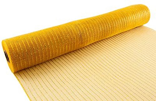 Eleganza Deco Mesh Metallic 53cm x 9.1m Gold No.35, Synthetic Material, 8.5 x 8.5 x 53.5 cm, 8.5 x 8.5 cm