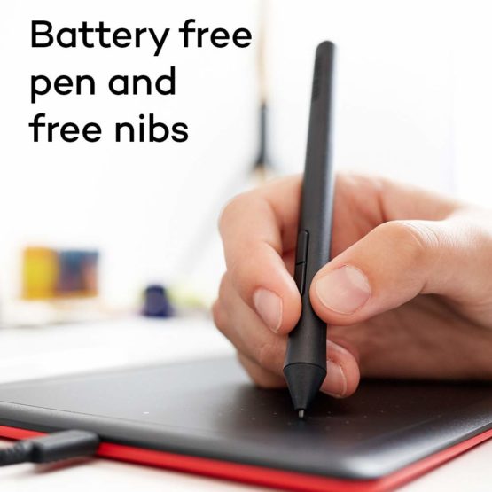 Wacom One by Wacom Medium (CTL-672-N) - Ideal for Work from Home & Remote Learning - Works With Chromebook - Image 3