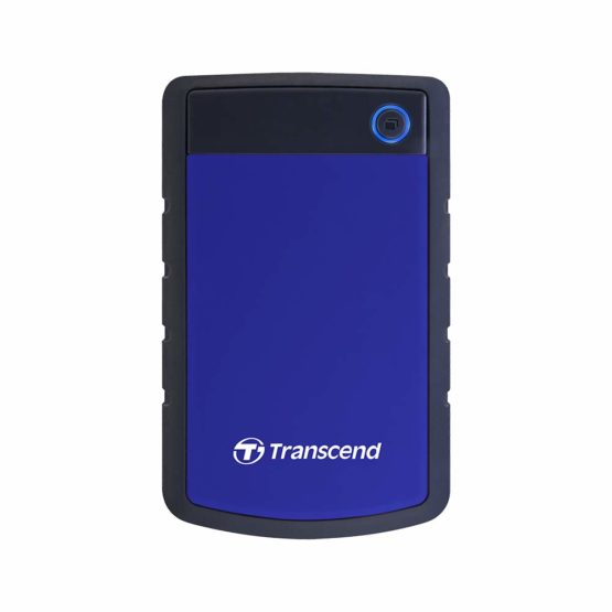 Transcend 4 TB Rugged Portable Hard Drive - Shock Resistant USB 3.1 Gen 1 StoreJet Navy Blue - TS4TSJ25H3B