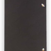 Chalkboards UK CHB155 Honey Bees Tall Thin Chalkboard with Rope/Tray and Chalk, Wood, Black, 60 x 26.5 x 1 cm