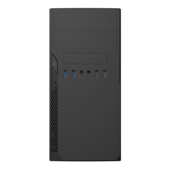 CiT Classic Micro ATX PC Case and 500w PSU, Budget Friendly Office PC case | Black - Image 3
