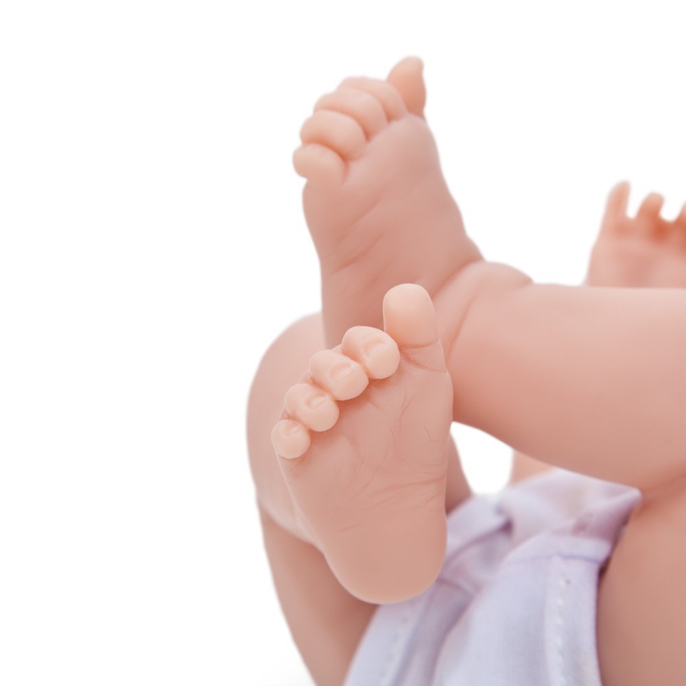 JC Toys - Mini La Newborn First Day, Real Boy - Blue, 9.5 Inches - Image 3