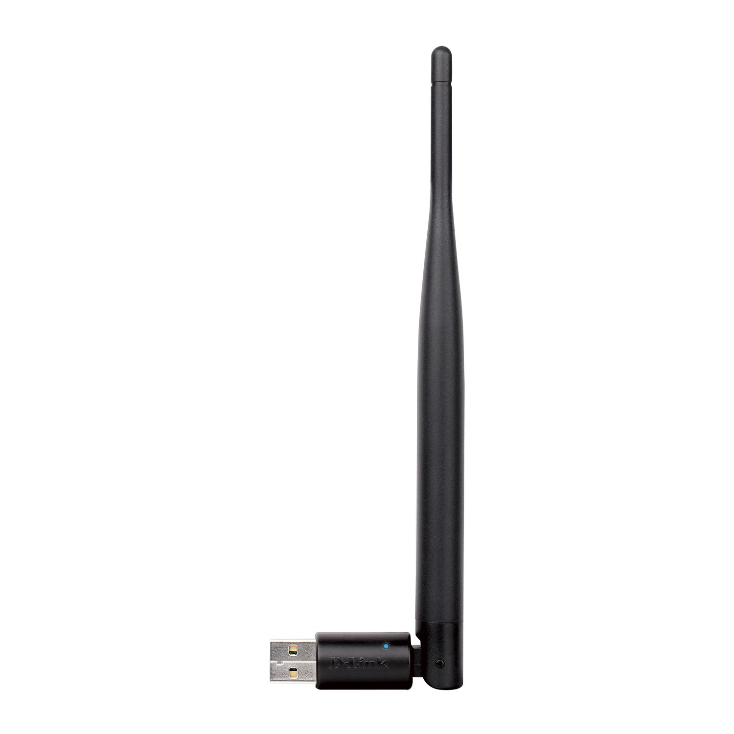 D-Link DWA-127 High-Gain Wi-Fi N150 USB 2.0 Wireless Adapter with External Antenna, Black, N150 Mbps