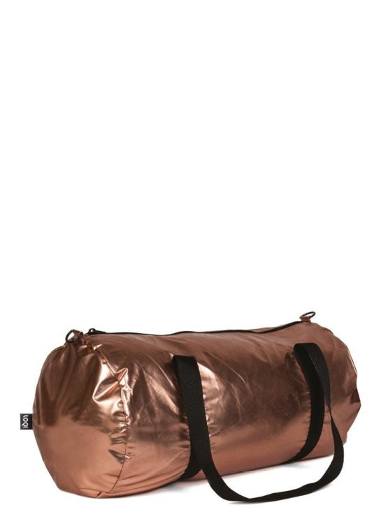 LOQI Metallic Matt Rose Gold Weekender - Image 3
